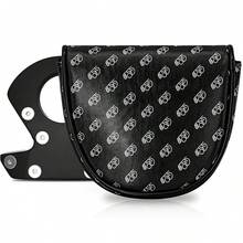 1pc Printed Golf Putter Headcover, Semi-Circular Mallet Style Putter Cover, PU Material, Suitable For Most Golf Brands - Multicolor - View 2