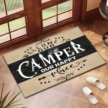 1 pieza Alfombrilla de drenaje/absorbente/secado con estampado minimalista para cafetera y vajilla - Protector de escritorio de poliéster absorbente con respaldo de goma antideslizante, para decoración de encimera de cocina - Mantel individual para bar en casa y mesa de comedor - Multicolor - Ver 6