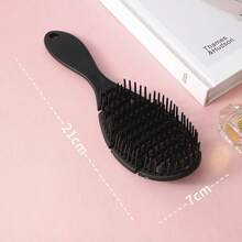 1pc Women's Dual-Use Wet & Dry Hair Brush, Air Cushion Design, Suitable For Scalp And Hair Texture, Dual-Effect For Wet & Dry Hair, Smooth Long Hair, Beauty Comb - Multicolor - View 5