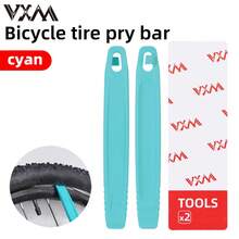 VXM 2件組自行車輪胎撬棍，公路車與登山車輪胎拆卸工具，尼龍材質，加長加厚，適用於輪胎補胎、輪胎更換及其他單車維修工具 - 彩色 - 查看 8