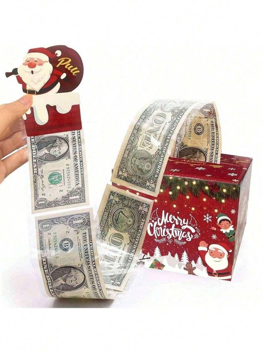 عيد الميلاد المجيد مستلزمات ديكور المشهد متعددة الوظائف، ديكور عيد الميلاد، ديكور رأس السنة الجديدة، إكسسوارات التصوير لحفلة مهرجان منتصف الخريف - حصالة نقود جديدة لعيد الميلاد - مشاهدة 1