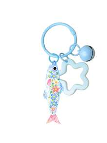 可愛小魚壓克力鑰匙圈 2D 壓克力小魚包飾吊飾 花卉小魚吊飾 海洋主題波希米亞風鑰匙圈配件 百搭包飾 車鑰匙吊飾 充滿夏日海灘氛圍 適用於背包、錢包、手機、耳機、車內掛飾 可愛日常配件與禮物 獨特生日禮物 度假禮物 派對禮物 老師禮物 夏日禮物 - 彩色 - 查看 18