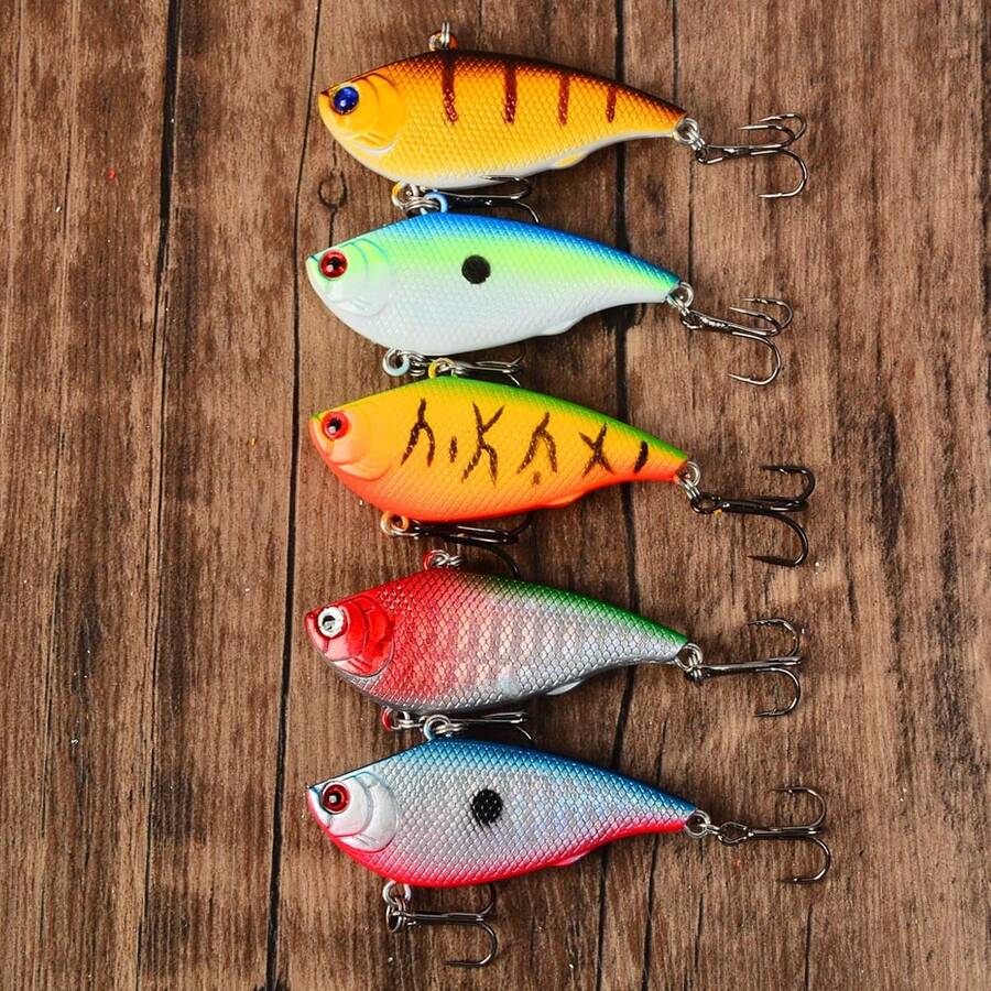 Umpan Ikan Buatan Plastik VIB 55mm 7.5g - MultiWarna - View 1