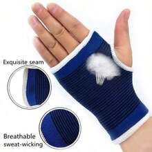 Compression Wrist Bandage Tendon Protection Breathable Support Wrist Guard, Suitable For Yoga, Basketball, Tennis And Other Sports, High Elasticity Knitted Design (Single Pack) - Multicolor - View 7