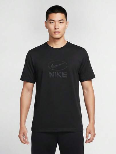Nike 男款 AS M NK DF UV HYVERSE TOP FLD 短袖針織無領T恤 TIM3596-010