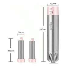 Escova Secadora de Cabelo 5 em 1 Multifuncional 110v 220v Reduz Frizz e Modela - Rosa - Visão 4