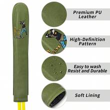 1PC Playing Golf Alone Pattern Design Golf Pointing Rod Cover Direction Indicator Rod Cover Dustproof Durable Positioning Rod Practice Stick Protective Cap, Available In Two Patterns - Multicolor - View 9