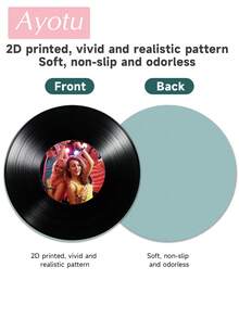 2 Buah Tatakan Gelas Mobil Vinyl Record Foto Kustom, Alas Gelas Mobil Kulit PU Universal 2,75 inci, Aksesori Interior Mobil Gambar DIY yang Dipersonalisasi, Hadiah Kenangan Pernikahan, Keluarga, dan Hewan Peliharaan Kustom - MultiWarna - View 4
