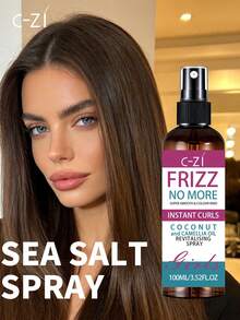 Spray para el cuidado del cabello C-ZI. Fórmula de rápida penetración que se hunde profundamente en el núcleo del cabello y retiene la humedad interior. Suaviza los mechones rígidos y secos y previene los enredos y la sequedad. Domina el frizz y deja el cabello suave y sedoso. Ideal para cabello rizado. 100ml/3.52fl.Oz - 100 ml - Ver 1