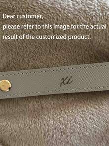 Customized Letter PU Leather Keychain, Personalized Wristlet Keychain, Wedding Party Favors, Car Keychain, Unisex Leather Keychain, Graduation Gift 2026, Gift Ideas - Multicolor - View 4