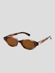Kacamata Lipat Bingkai Bulat Kecil Beneunder FD023 - Mocha Brown - View 9