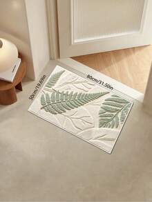 1 pieza Alfombra decorativa resistente a la suciedad con diseño floral europeo para entrada, vestíbulo, dormitorio, adecuada para fregadero, bañera y ducha, decoración del hogar para todas las estaciones y opción de vacaciones, alfombra de primavera, felpudo, alfombra pequeña, alfombra de bienvenida, alfombra, alfombra de piso, felpudo exterior, alfombra de cocina, decoración del hogar, alfombra de puerta principal, alfombra de área, alfombra exterior, decoración del hogar, alfombra de área - Multicolor - Ver 12