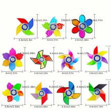 11 Packs Mini Flower , Stress Relief Hand Spinner Gadget For Adults, Quiet Sensory Focus Tool For Desk, Office, Study, Commute And Travel - Multicolor - View 5