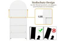 Tall Cabinet With Drawers And Doors, Free Standing Tall Arch Storage Unit For Kitchen And Living - 白色 - 查看 5