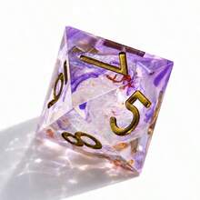 Set Dadu Resin D&D, Dadu Permainan Peran (RPG) Sharp Edge (D&D) - MultiWarna - View 8