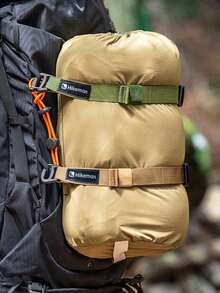 Multicolor Adjustable Nylon Camping Lashing Strap With Quick Release Buckle, Outdoor Gear Fixing Band, For Backpack, Sleeping Pad Mat, Tent Accessory, Hiking, Autumn Trip, Travel Load Securing Storage Supplies - Multiple Styles - View 3