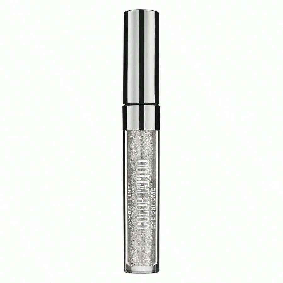 Maybelline Eyeshadow Color Tattoo Eye Chrome - 580 Silver Spark - Silver Spark - View 1
