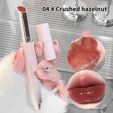 Bálsamo labial de color con brillo de espejo, labios hidratantes de alta pigmentación, efecto voluminizador de larga duración, nutritivo y mejorador de la condición de los labios, suavizante y añade volumen a los labios, sin manchas, regalo ideal para graduación, esenciales para niñas, cuidado diario de la piel - Multicolor - Ver 7