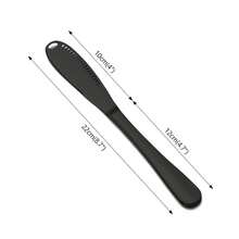 1pc Cheese Knife With Holes And Serrated Edge, Multi-Functional Butter Knife, Painted Bread, Cheese, Jam Knife - Multicolor - View 4