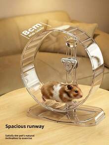 Hamster Exercise Wheel With Silent Design, Hanging Wall-Mounted Hamster Toy For Habitat Decoration - View 1