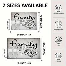 1pc Kitchen Door Mat, Polyester Absorbent Non-Slip Floor Mat, Home Entrance Mat, Kitchen Bathroom Foot Mat, Living Room Bedroom Balcony Floor Mat, Stain-Resistant Quick-Drying Durable Mat, Suitable For Coffee Shop, Bar, Holiday Party, Home Decor, Pet Mat - Multicolor - View 9