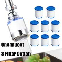 1 buah Filter Keran Kamar Mandi, Filter Keran, Pemurni Filter Keran Putar, Filter Air Wastafel Dapur untuk Menghilangkan Klorin, Fluorida, Logam Berat, dan Air Sadah dari Dapur dan Kamar Mandi Rumah - Filter Aerator - View 8