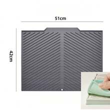 Foldable Kitchen Drying Mat, Dish Drainer Mat, Dish Drying Mat, Sink Non-Slip Drying Mat, Heat-Resistant, Shock-Absorbing, Sound-Insulating, Tabletop Heat-Resistant Mat, Foldable And Rollable For Easy Storage, Kitchen Essential, Kitchen Decor, High-Temperature Pot Mat, Multi-Functional Drying Mat - Suitable For Kitchen, Dining Room, Sink, Washbasin. Halloween, Christmas, Best Gift For Women - Multicolor - View 20