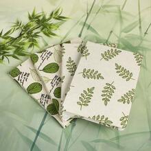 A5 Linen Fabric Notebook Cover Embroidered Logo Travel Journal Vintage Student Diary - Rectangle - View 3