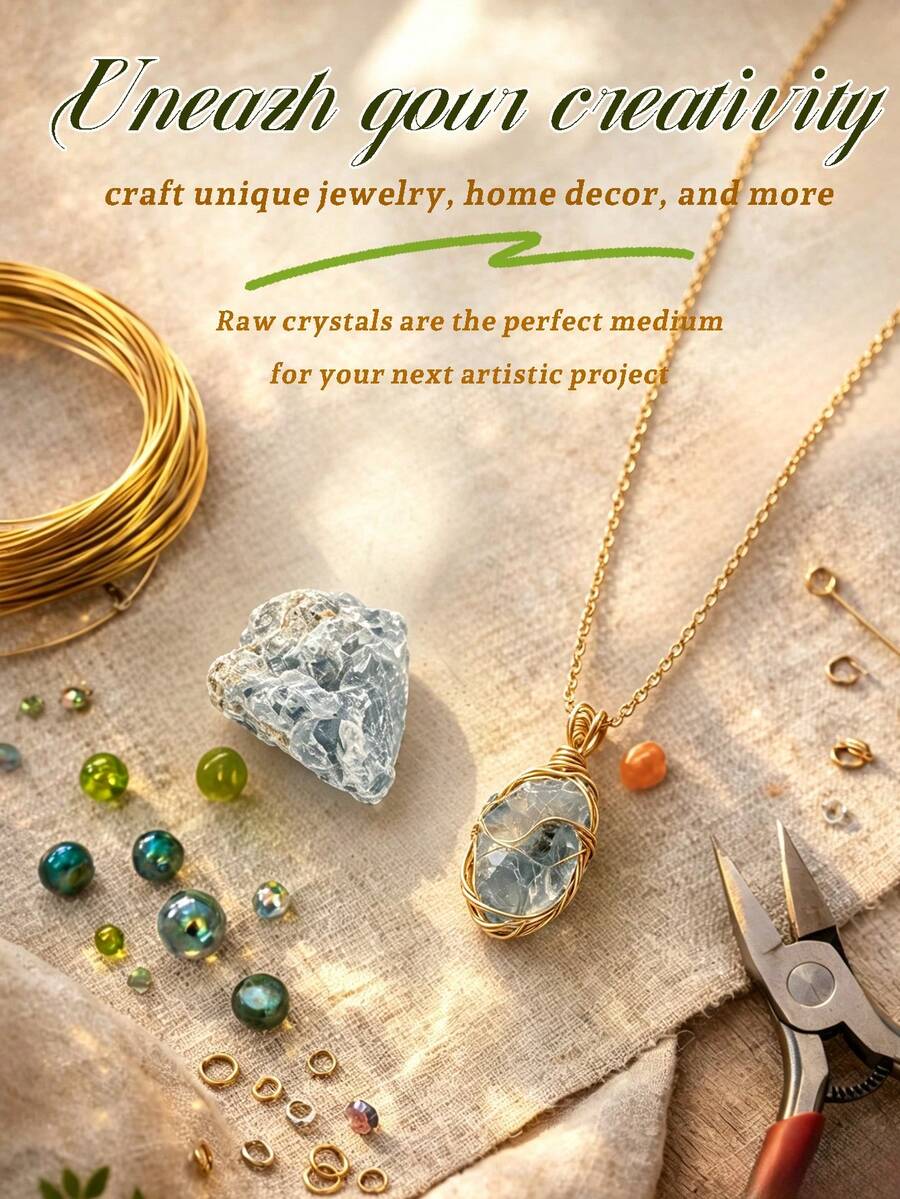 Natural Blue Kyanite Raw Stone, Large Particle Aromatherapy Demagnetizing Mineral - Celestine Raw Stone - View 1