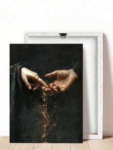 1pc Ethereal Connection Wall Art Print Gothic Celestial Decor, Mysterious Romantic Wall Art, Romantic Wedding Gift, Halloween Art Decor Gothic Skull Canvas Poster Couple Art Dark Romantic Couple Gift Print Vintage Gothic Wedding Poster, Framed/Unframed - 1pc - View 23