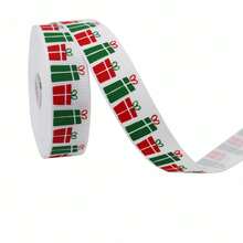 Christmas Ribbon DIY Bow Gift Wrapping Christmas Scene Woven Tape Party Colorful Ribbon - Multicolor - View 9