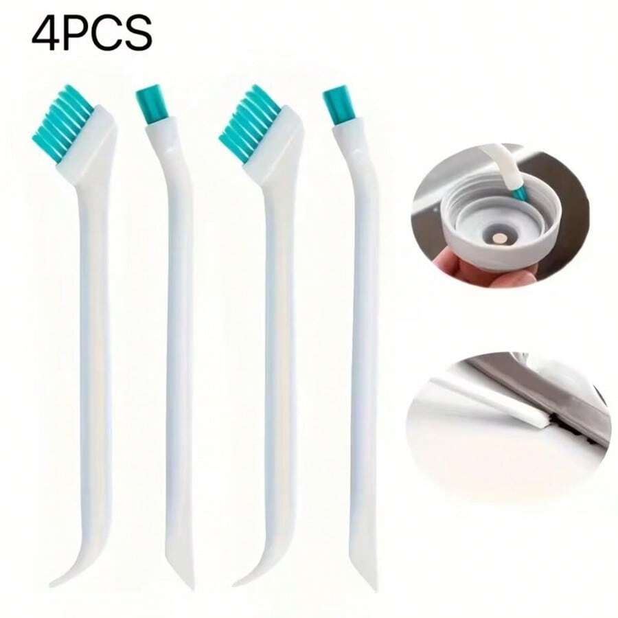 4-Piece Cup Brush Set, Small Cleaning Brushes, Detail Brushes For Bottle Caps, Suitable For Cups, Water Bottles, And Baby Bottles