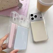 Pure Acrylic Phone Case With Precision Holes, Cute Shockproof Camera Lens Protector, Soft Ultra-Thin Protective Cover, Compatible With IPhone 17 16 15 14 13 Pro Max 12 Pro Max 11, Suitable For Various Holiday Gifts - Beige - View 8