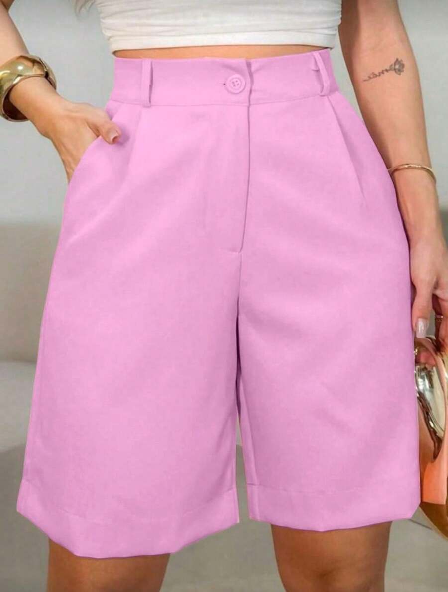 Women Shorts - Watermelon Pink - View 1