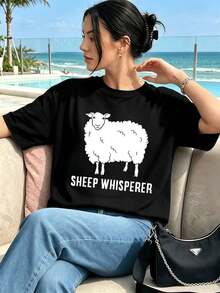 Funny Autumn Wheel Whisperer T-Shirt, 100% Cotton, Relaxed Fit, Street Hip Hop, Breathable - Black - View 1