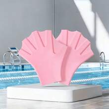 Silicone Swimming Paddles, Adult Universal, 2 Sizes Available, Training Paddles In Multiple Colors, Enhance Swimming Experience, Portable And Easy To Store - Multicolor - View 6