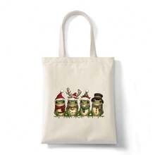1/2/3pcs Christmas Frog Pattern Heat Transfer Stickers, Suitable For T-Shirt Making, Pillow Decoration, Multi-Color Durable Washable Vinyl Material, Suitable For Backpacks, Pillows, Pants, Sofas, Anti-Fading T-Shirt Printing Stickers - Multicolor - View 5