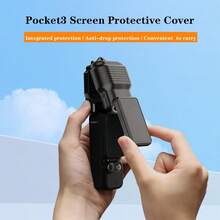 Gimbal Screen Protective Cover For D.JI Osmo Pocket 3 Accessories, Lens Cap Hard Case For Xtra Muse Accessories With Lanyard Hole,Semi Transparent Design, Quick Open/Close - View 4