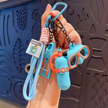 Diving Keychain Bag Charm, Mini Oxygen Tank, Diving Mask & Flippers Pendant, Cute Couple Keychain Gift - Multicolor - View 11