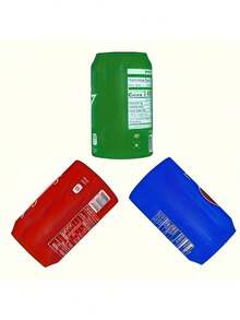 Silicone Hidden Can Protector, Looks Like Soda Can, Suitable For Beverages/Soda Cans, Outdoor Picnic, Camping, Concert, Travel Essential, Party, Summer Essential - Multicolor - View 7