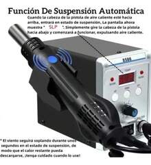 Estación Soldadora Pencil+Gun Da Hei Mao 8586w Cautín Aire Caliente - Tipo de Enchufe A USA (110-127V) - Ver 5
