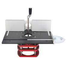 Router Lift With Top Plate Router Lift Base Carpentry Grooving Beveling Workbench Aluminum Alloy - A - View 5