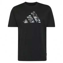Adidas Kaos Lengan Pendek Pria Seri Gaya Sporty Ukuran M PANDA C CAM T - Hitam - View 4