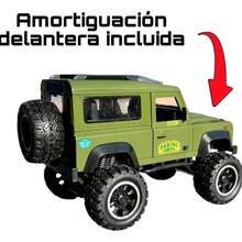 Off-Road Scale Model Toy Truck With Lights And Sound - Olive Green - View 3