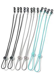 6Pcs Solid Color Elastic Glasses Chains, Adjustable Length Anti-Slip Eye Glasses Lanyards Straps For Men And Women, Comfortable Fashion Glasses Lanyard, Practical Anti-Lost Accessories For Daily Wearing, Cycling, Running And All Kinds Of Outdoor Sports - View 6