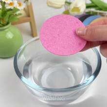 8/20 Round Facial Cleansing Sponges, Compact Cleansing Sponges, Specially Designed For Makeup Removal, Exfoliation, And Cleaning, Perfect For Travel Cleaning Use - A - View 9