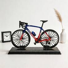 全新 1:6 比例逼真公路單車模型擺飾，精緻合金創意人偶，限量版聖誕/復活節生日男孩禮物，桌面奢華裝飾，多色迷你賽車玩具模型，收藏級玩具 - 彩色 - 查看 9
