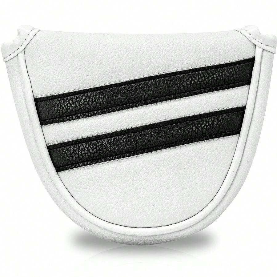 Funda de Cabeza de Palo de Golf Minimalista de Doble Polo, Funda de Cabeza de Putter de Golf, Funda de Putter de Diseñador, Material de PU Bordado Premium, Adecuada para Palos de Golf, Excelente Opción de Regalo - Multicolor - Ver 1