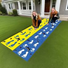 1pc Hand-Foot Coordination Sensory Training Game Mat, Non-Slip Balance Pad For Indoor/Outdoor Team Building, Party, Family Activities, Durable Activity Game Mat For Teens And Adults 14+ - Multicolor - View 5