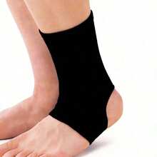 1 Pair Adult Unisex Outdoor Sports Ankle Support Protector Running Fitness Football Foot Protection Sleeve - Black - View 12